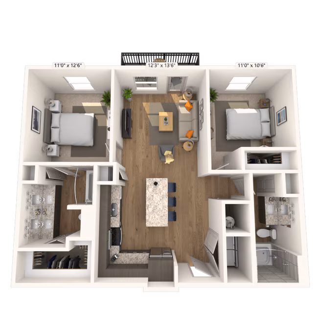 Unit 1203 1203 floor plan